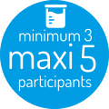 JAUGE de la formation : minimum 3 et maximum 5 participants très petit groupe