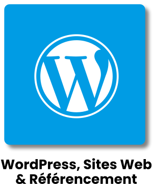 Icône formations WordPress et Création de sites Web